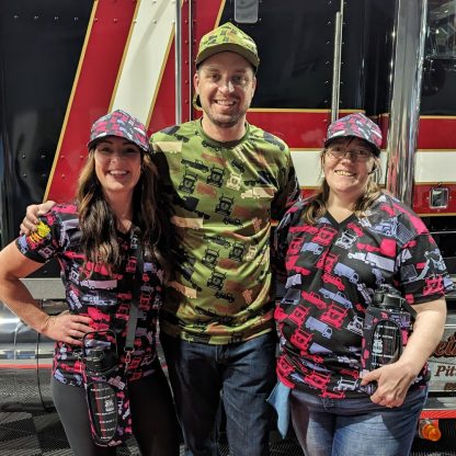 Trucker Camo Hot Pink and Army Green Road Relief Wellness